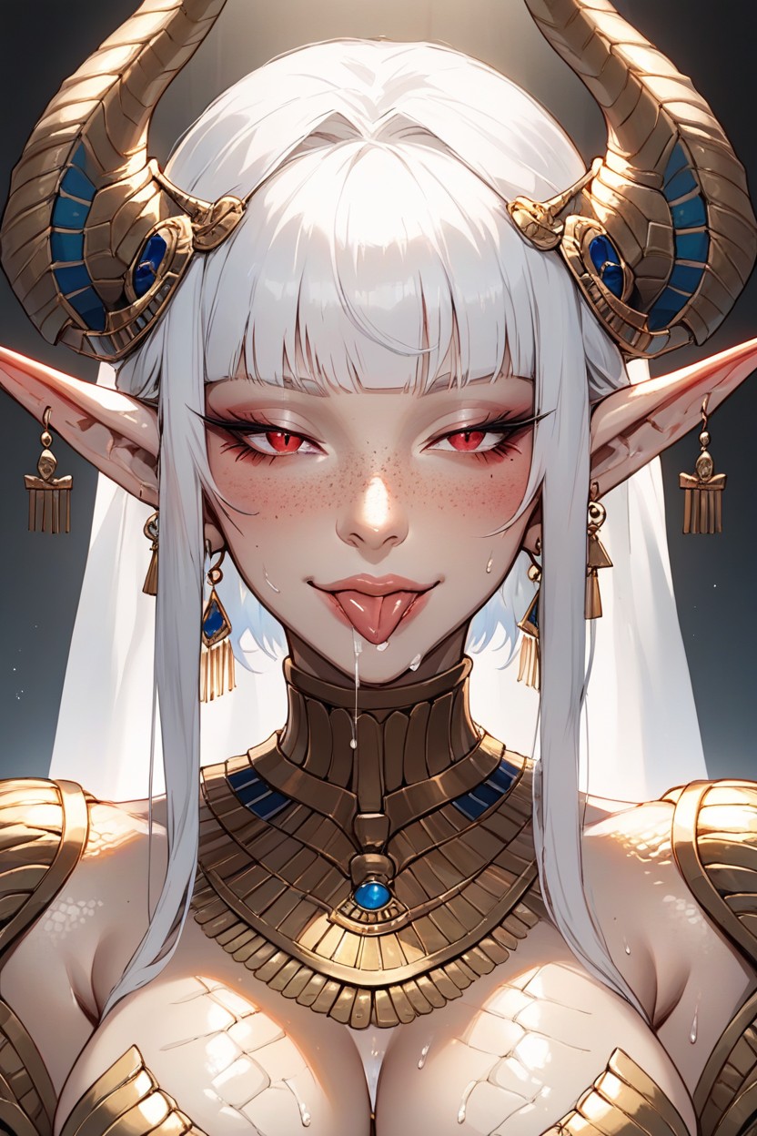Gold Scales, Egypt Tatto, Horny Hentai AI Porn