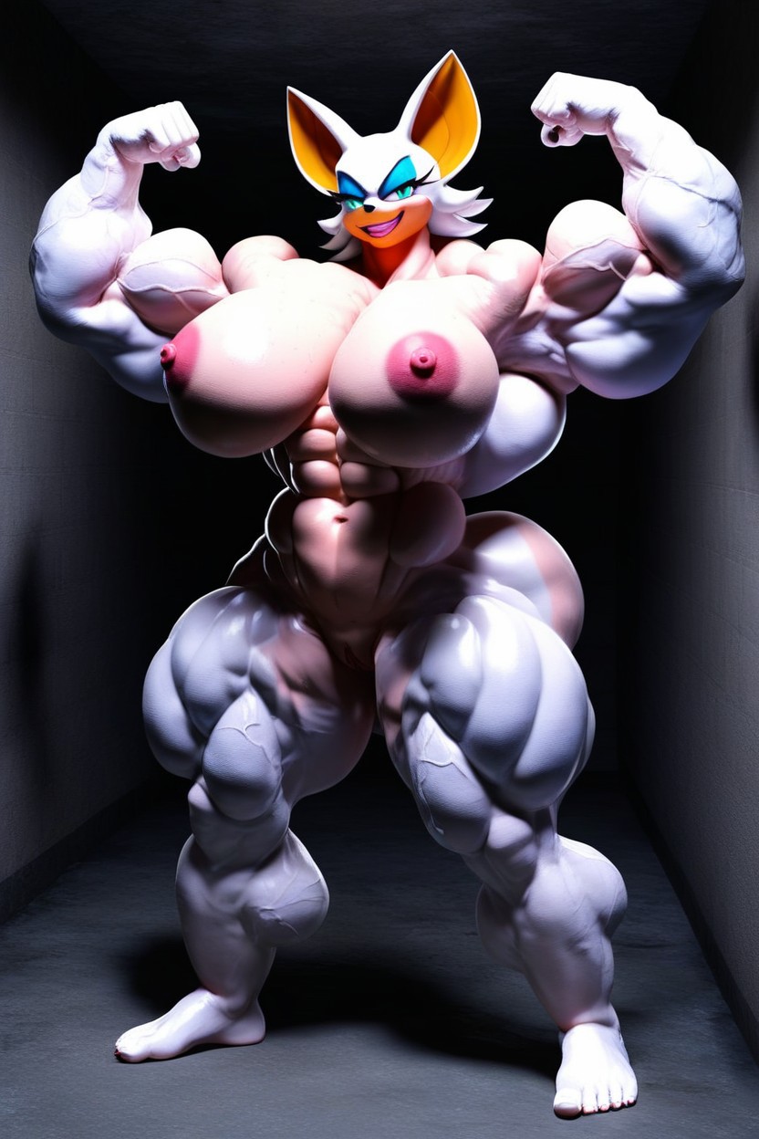 Massive Ass, Massive Breast, Angry Furry AI Porn