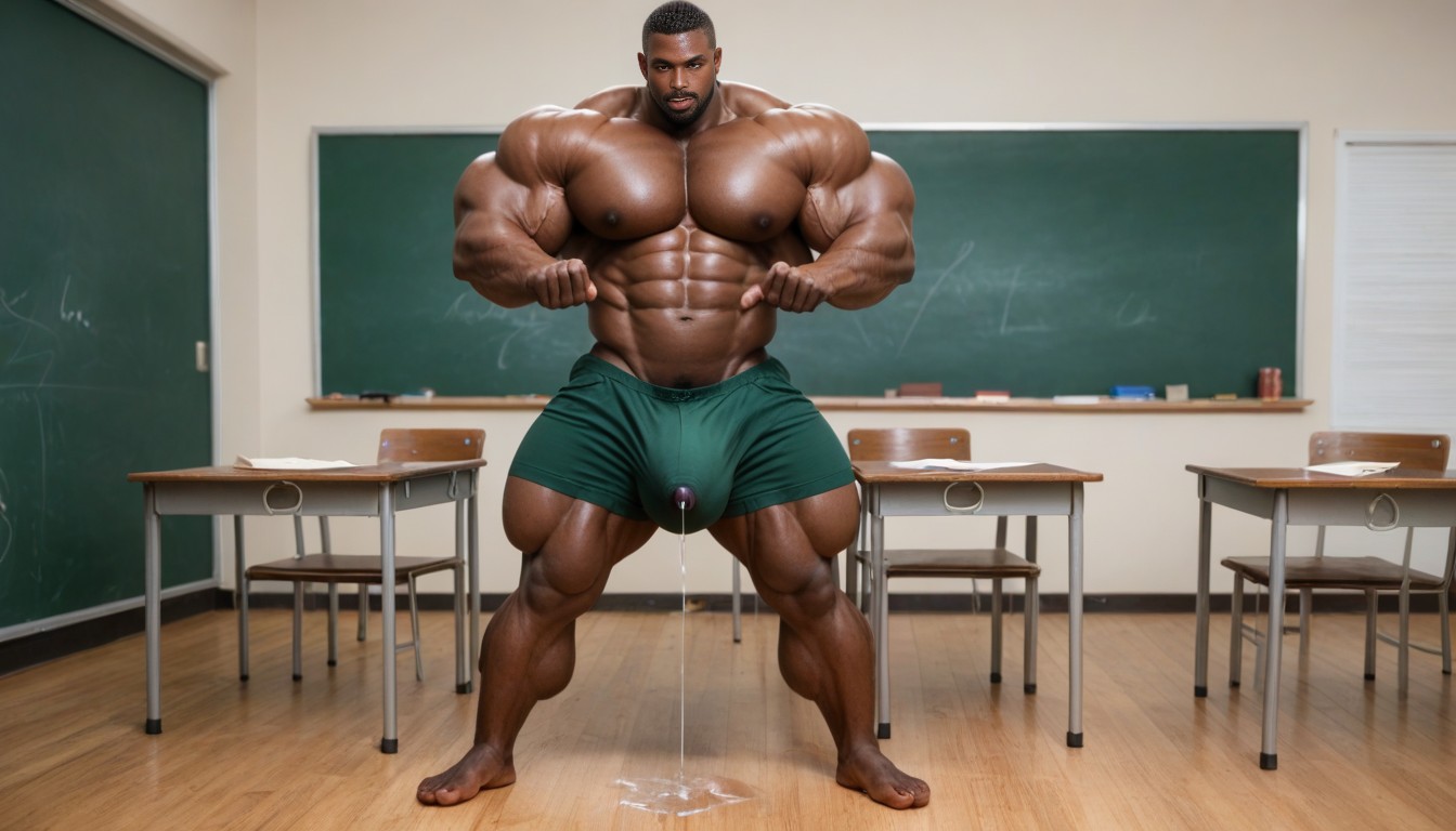 Full Body Length, African, Penis Larger Than Leg AI Gay Porn