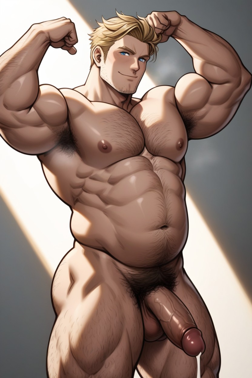 Pubic Hair, 1 Person, Hairy Forearms AI Gay Porn