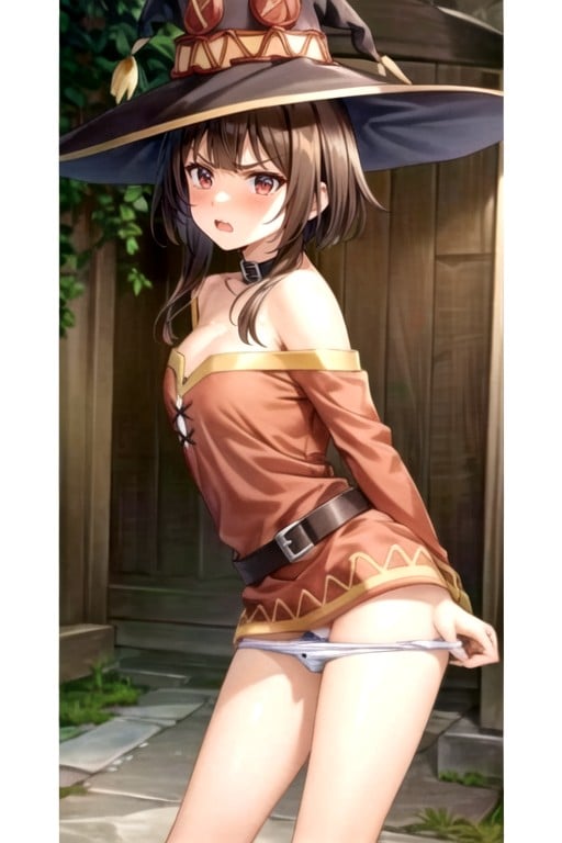 Angry, Megumin (isekai Quartet), Selfie Hentai AI Porn