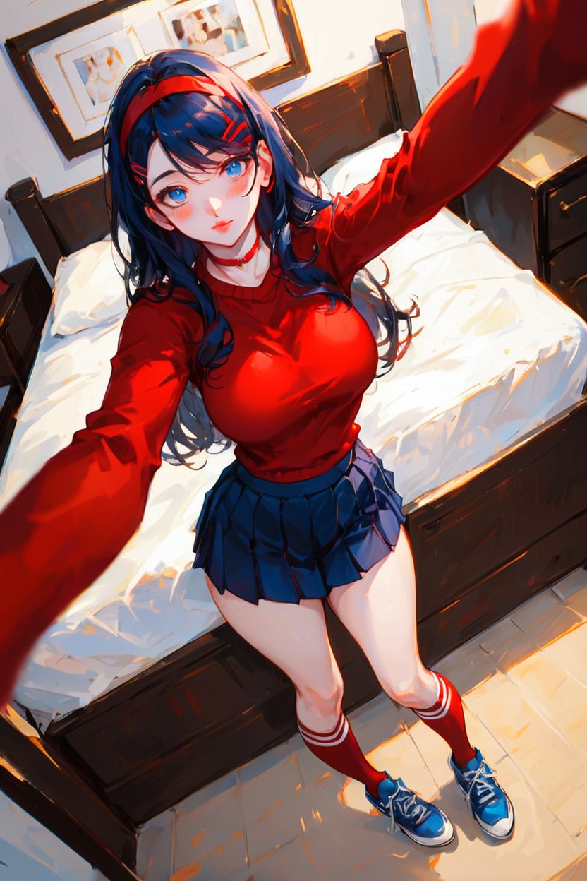 Close Up, Blush, Top Down Hentai AI Porn