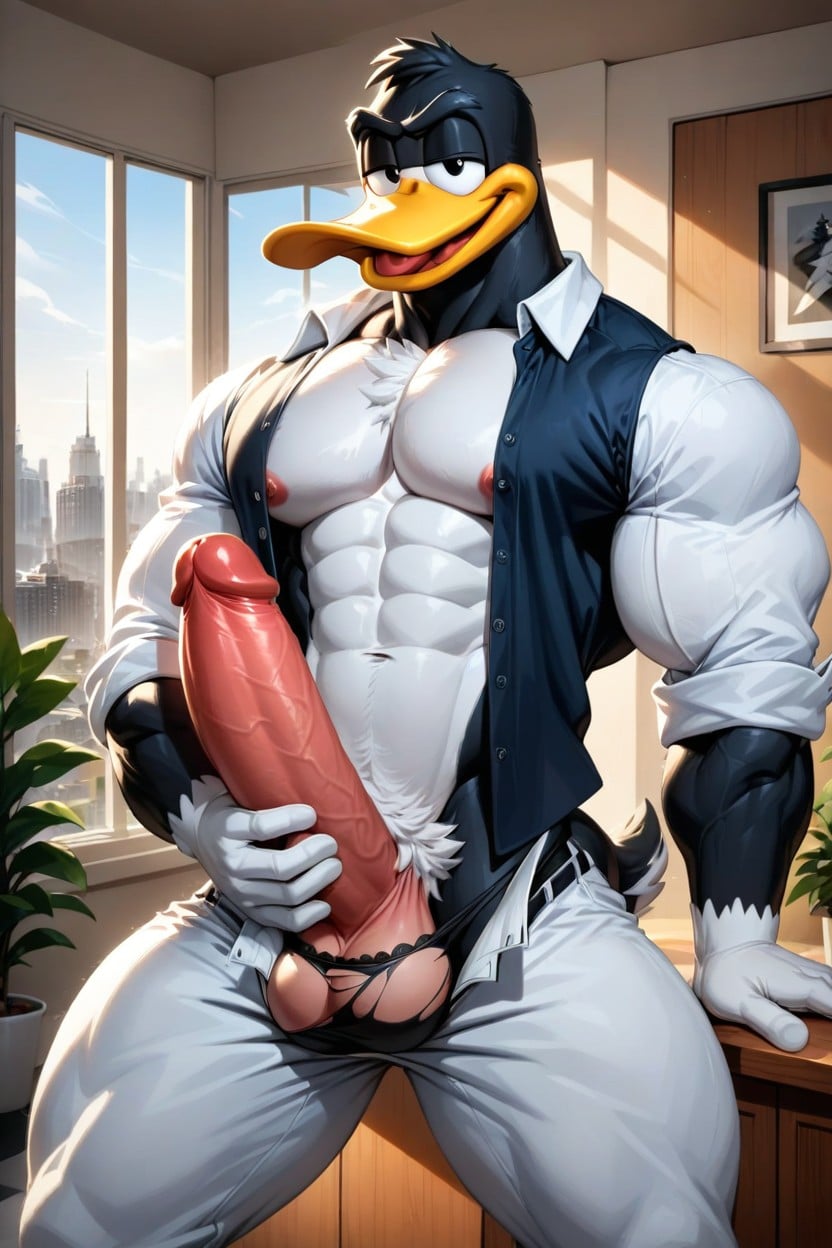 Gay Donald Duck, Solo, Underpants Furry AI Porn