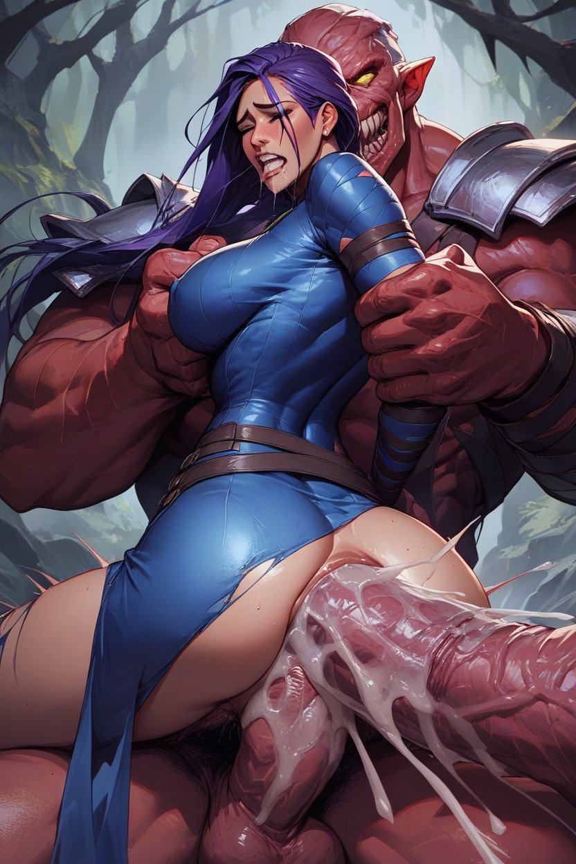 Hard Anal, Psylocke Outfit, Extreme Anal Fucking Travesti IA Pornô