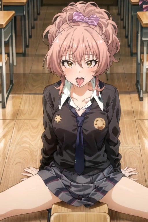 Classroom, Uniform, Gyaru Hentai AI Porn