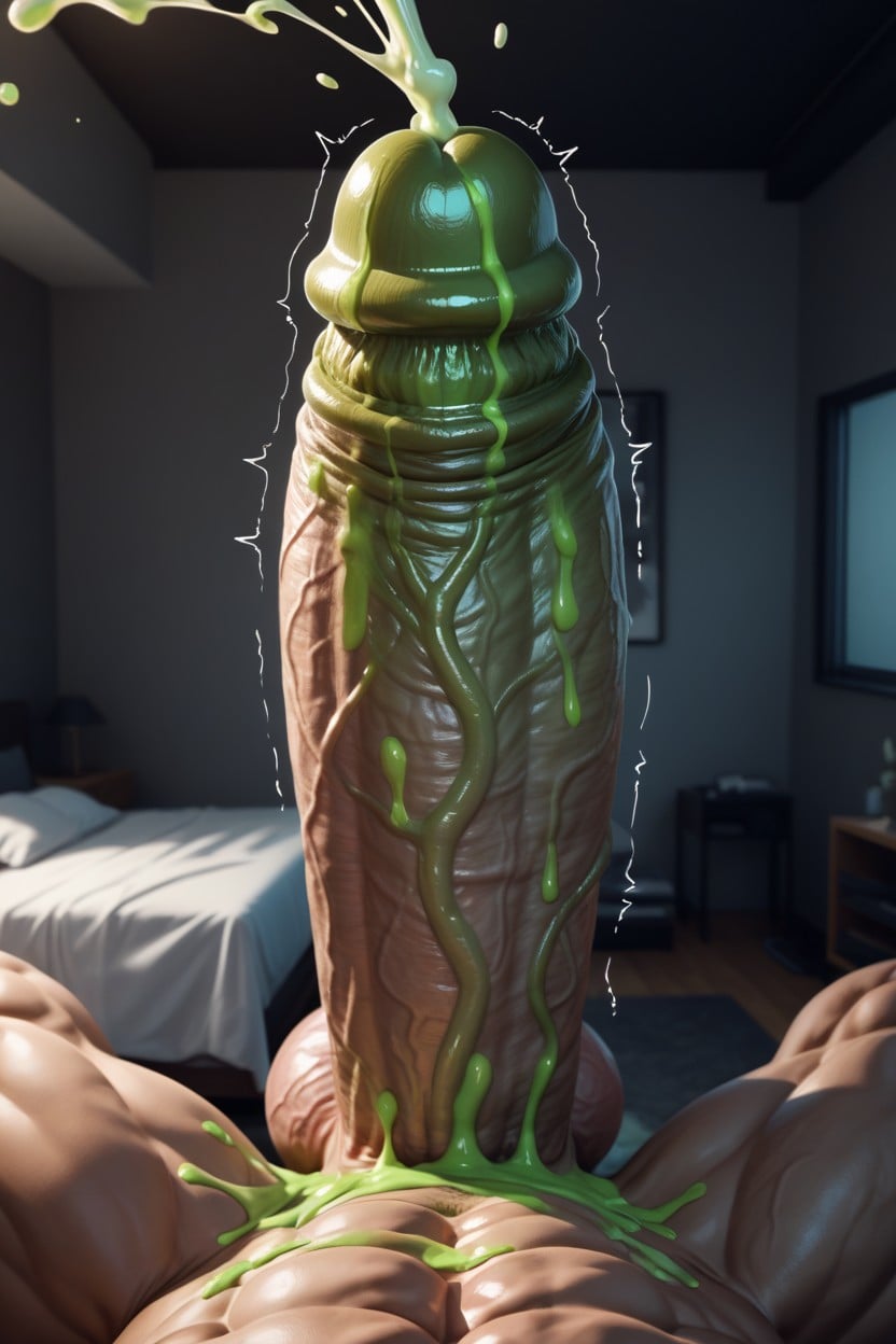 Hyper Cock, Magic Cock, Gigantic Hyper Penis Swelling AI Gay Porn