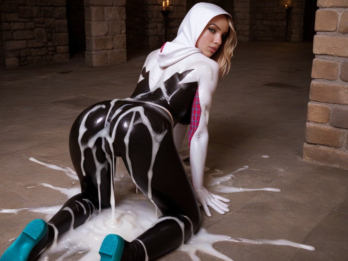 Fettige Haut, Bimbo, Spider GwenKI Schwulenporno