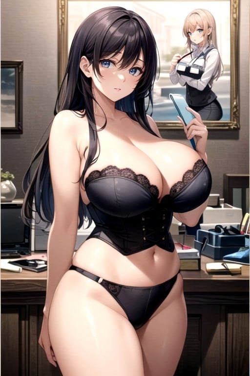 Strapless Top, Sfw, Corset Hentai AI Porn