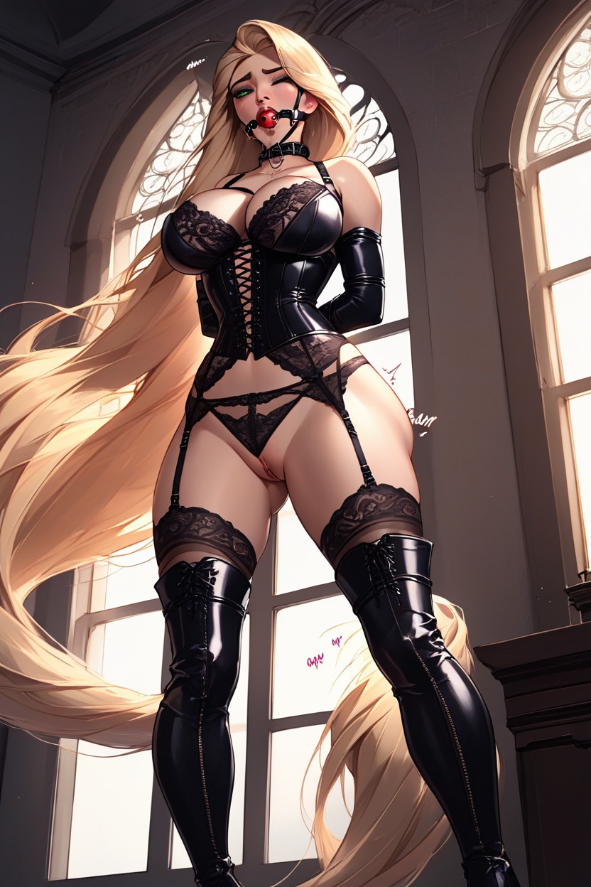 Perfect Face, Man Fucks Rapunzel, Penetrate Vagina Hentai AI Porn