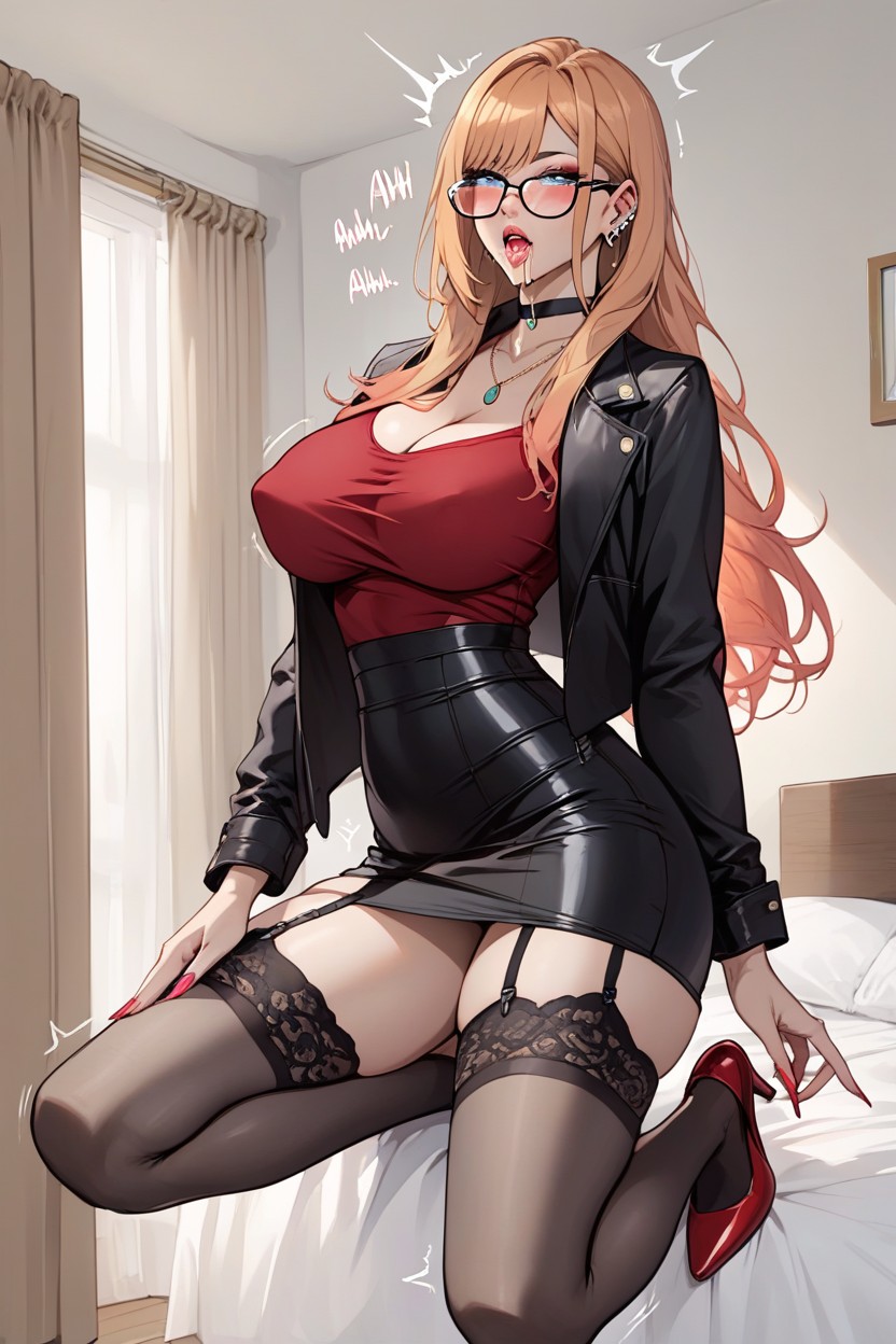 Big Lips, Makeup, Moaning Sound Effects Hentai AI Porn