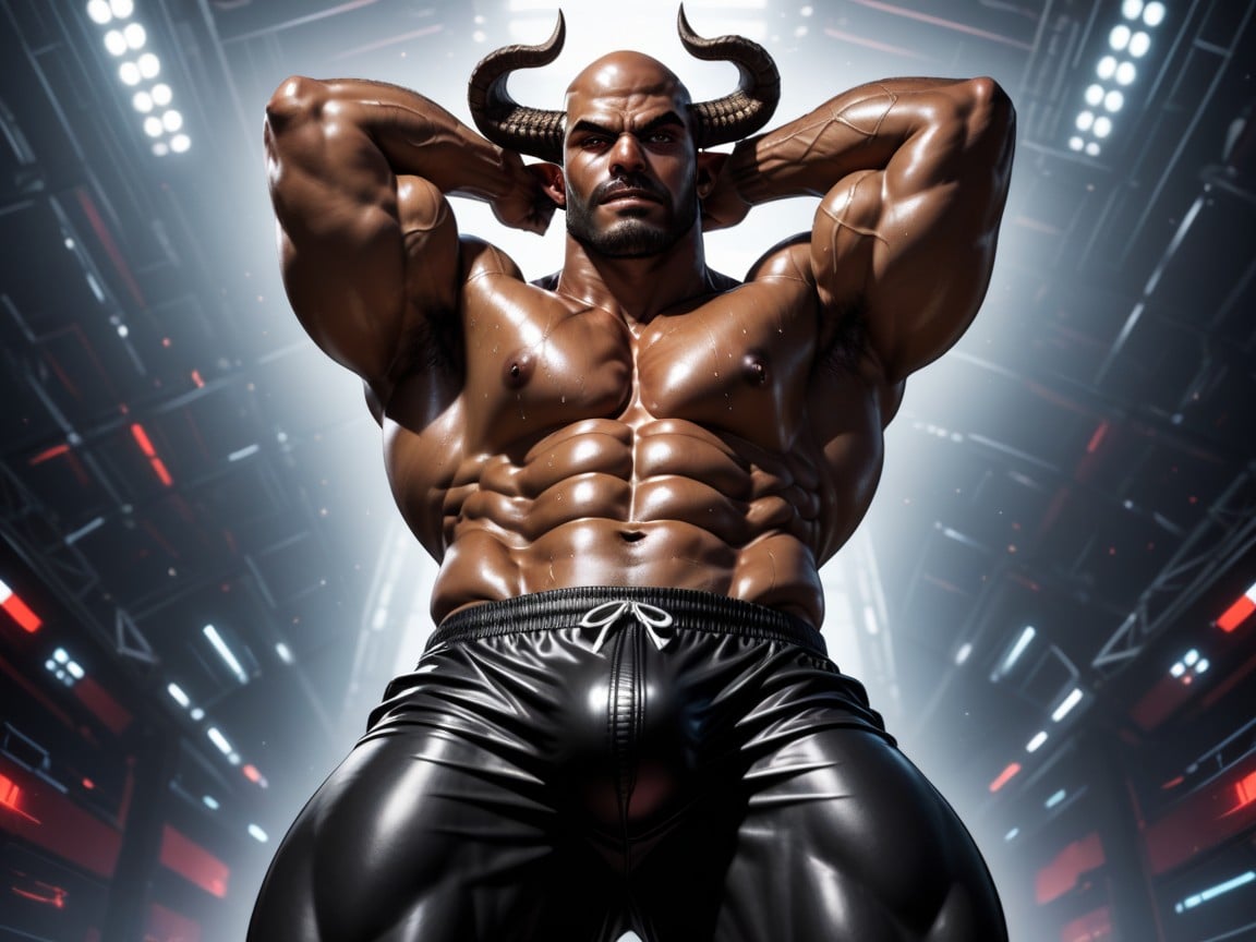 Erect Nipple, Handsome, Manly AI Gay Porn