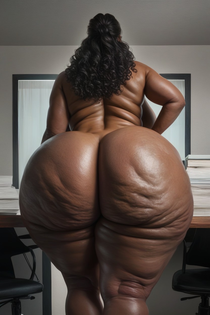 Extremely Large Ass, Extremely Large Ass, Pubic Hair AI Porn