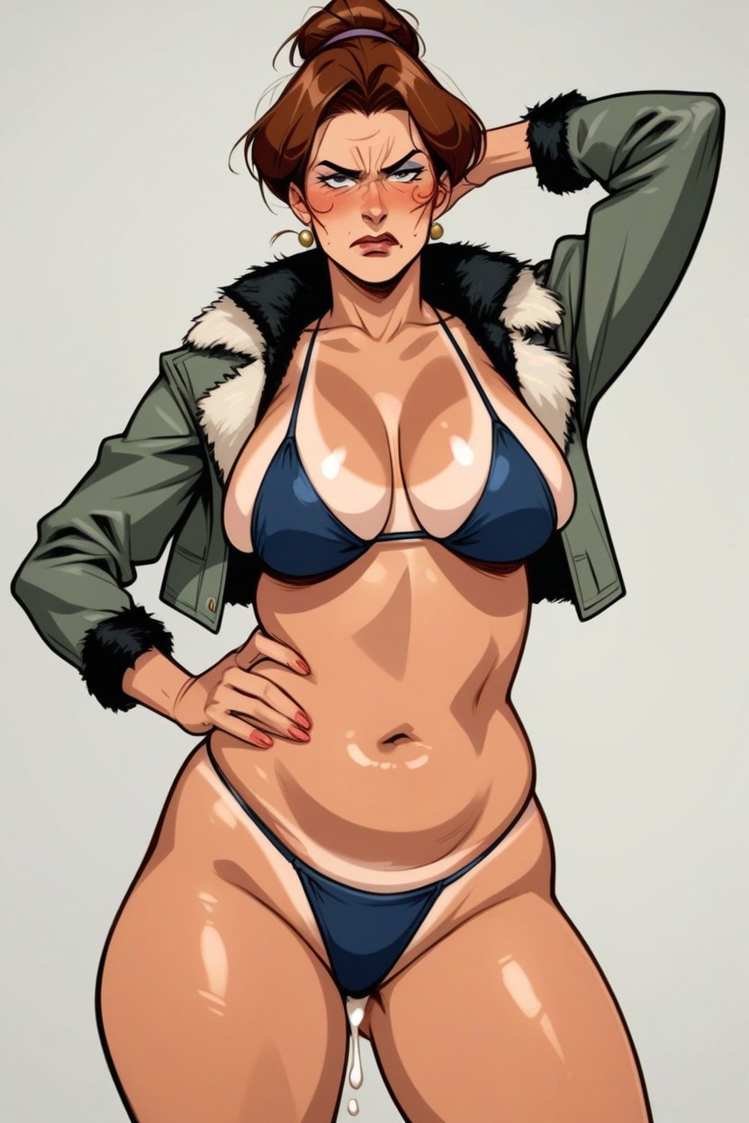 Thick, 50+, No Pants AI Porn