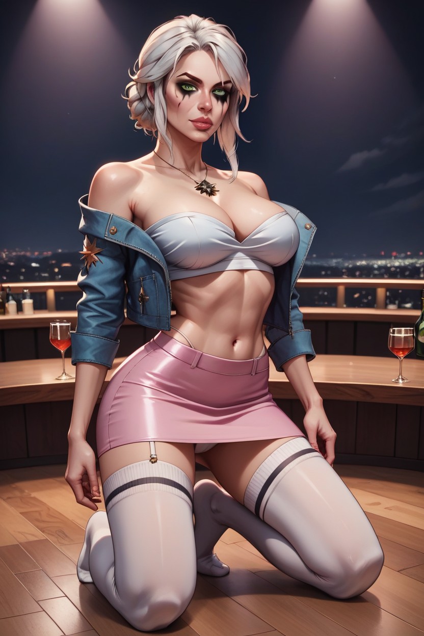 Sexy Mature Ciri, Perfect Skin, Realistic AI Porn