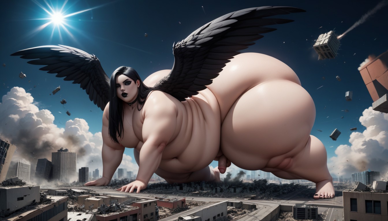 City, Completely Nude, Chubby AI Gay Porn