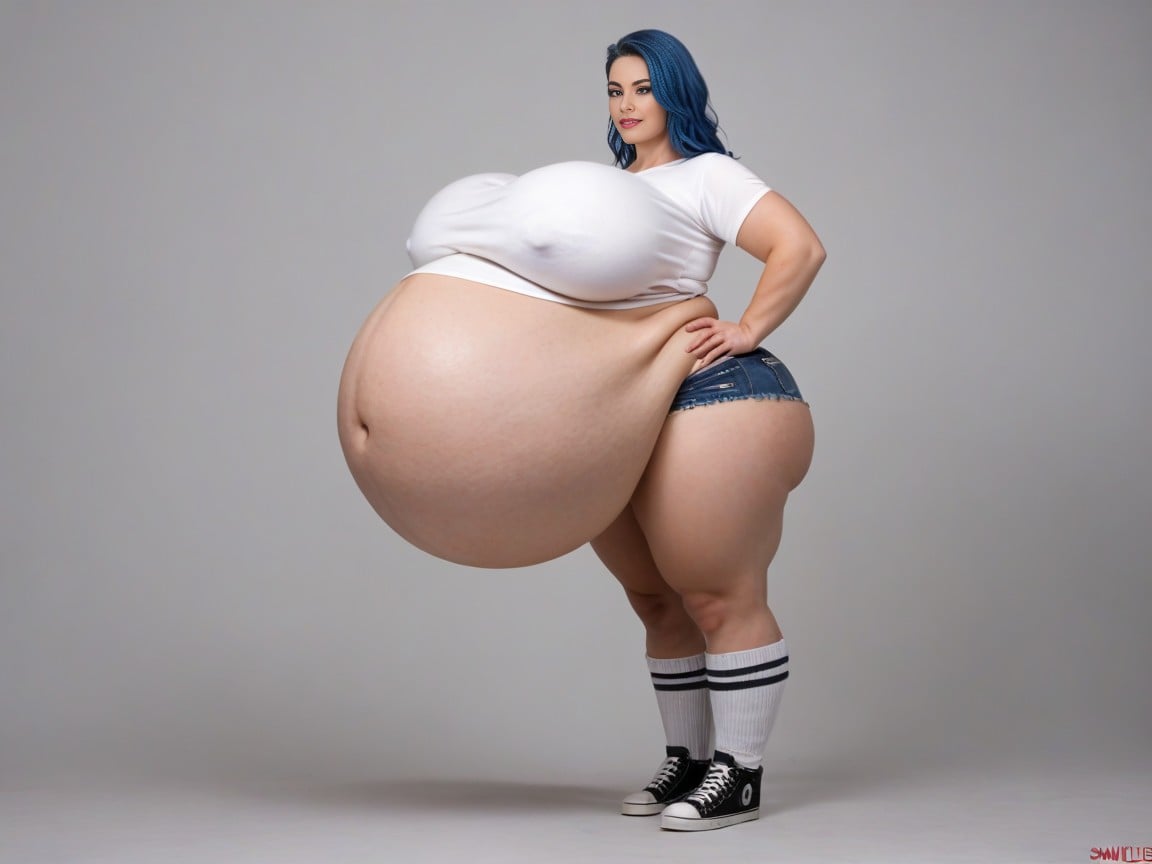 Corps Entier, Enormous Belly, Person In BellyPorno IA transsexuelle