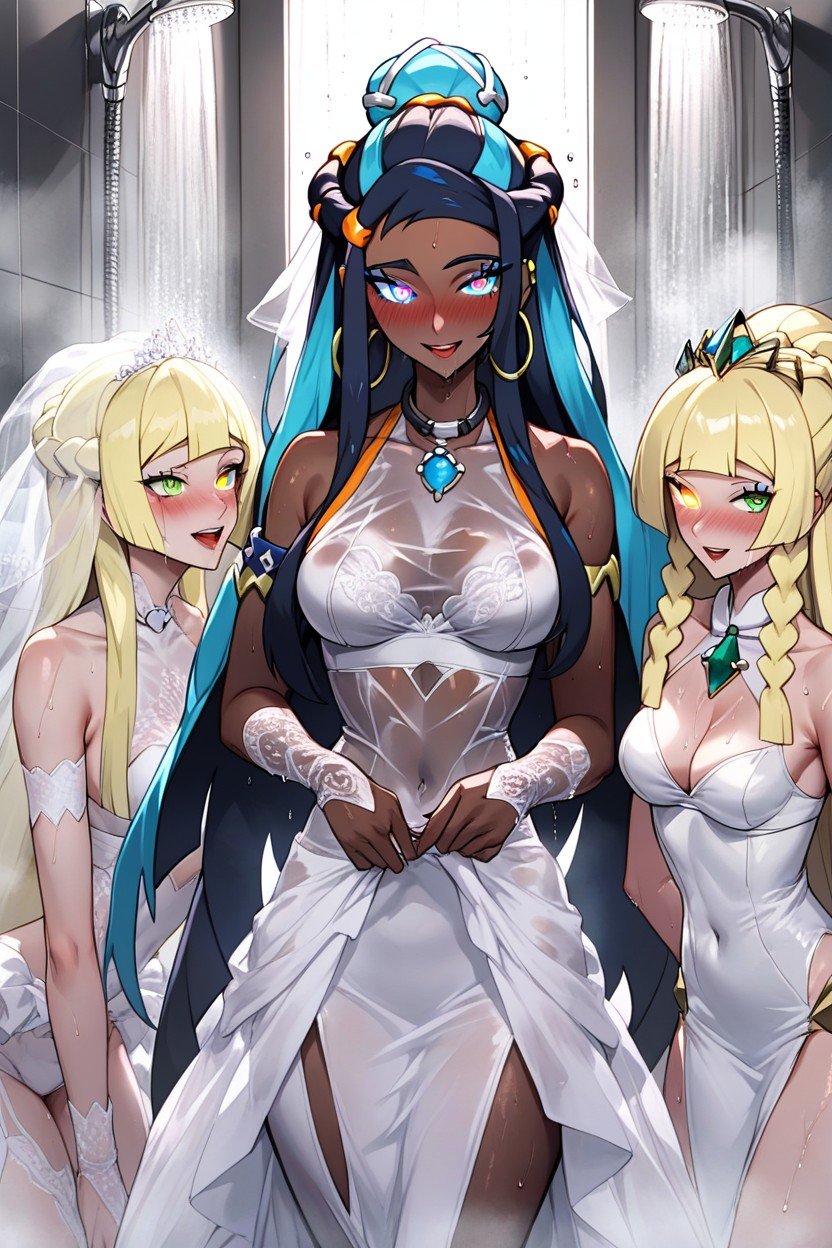 Heterochromia, Lusamine From Pokemon, Nessa From PokemonニューハーフAIポルノ