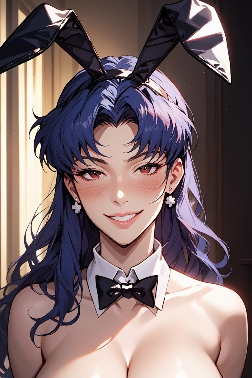 Misato Katsuragi From Neon Genesis Evangelion, Milf, Looking At Viewer Furry AI Porn