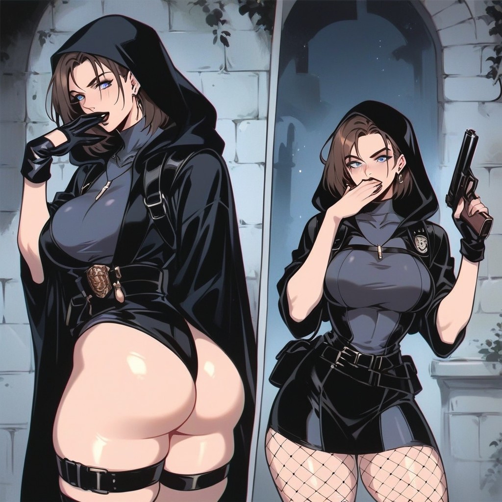 Highly Detailed Body, Standing Seductively, Smurf Body Hentai AI Porn