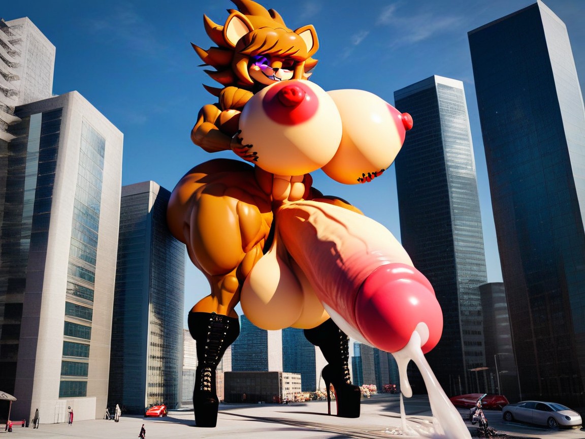 Expansión De Senos, Thicc, Huge Cock Furry IA