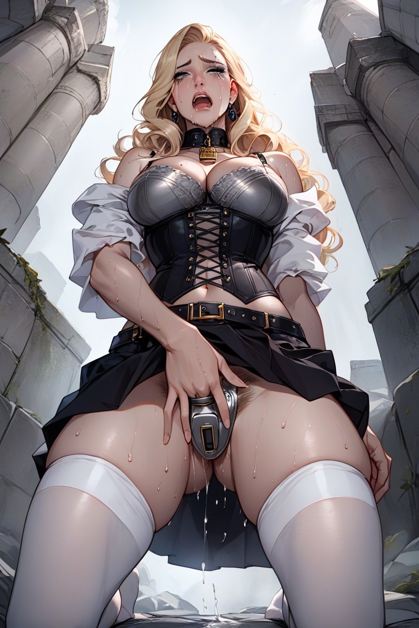 Sweaty, Medieval, Bust Shot Hentai AI Porn