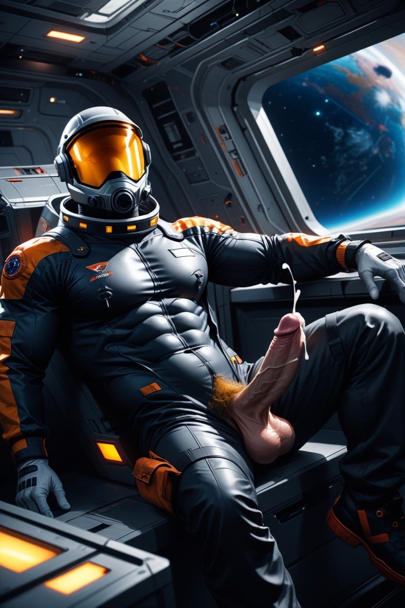 Pecs Showing, Cyberpunk Vibes, Break AI Gay Porn