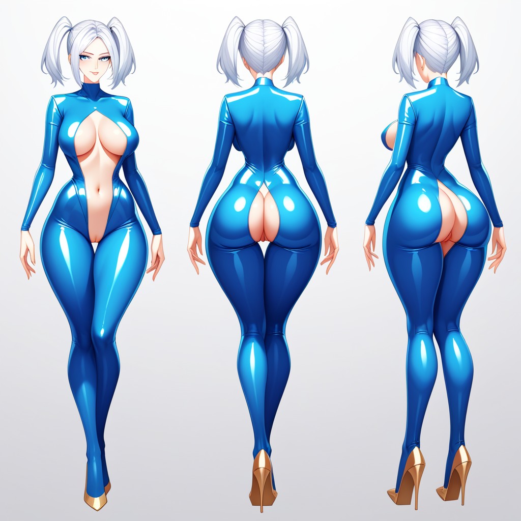 Front View, Flawless, Exposed Pussy Hentai AI Porn