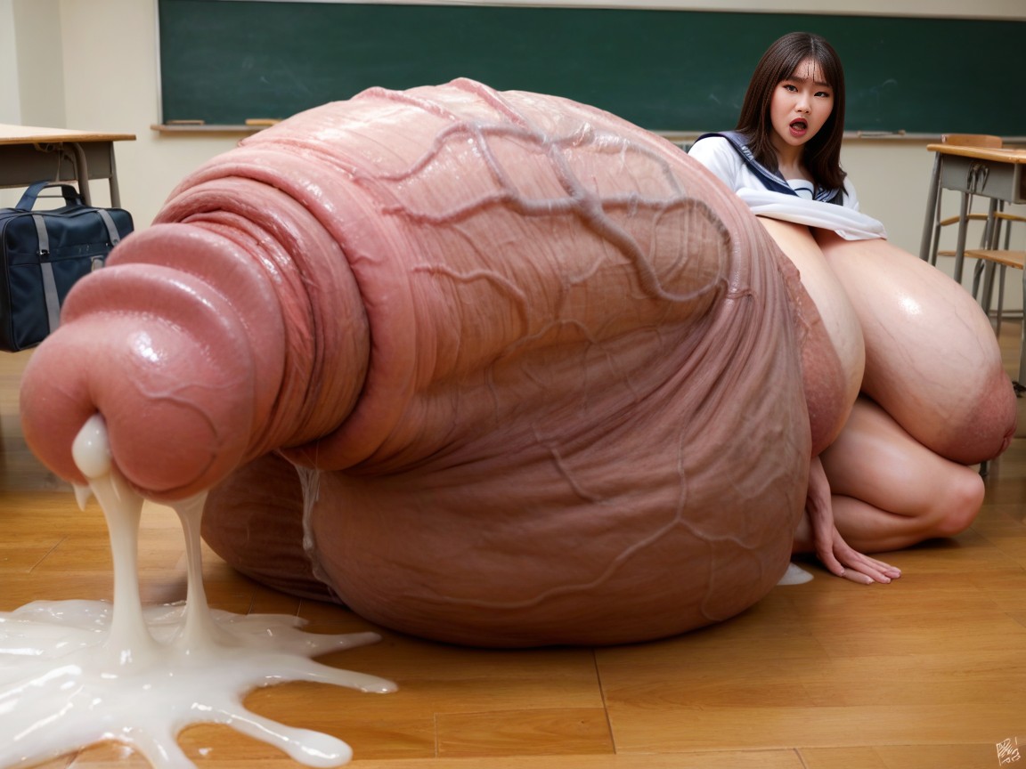 세일러복, Weird Body, Pores AI 포르노