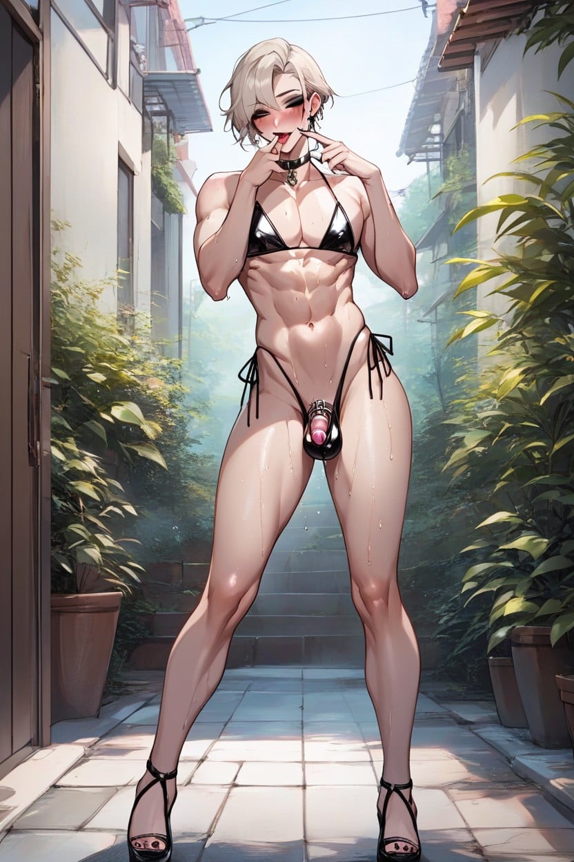 Womanly, Male, Male Only Hentai AI Porn
