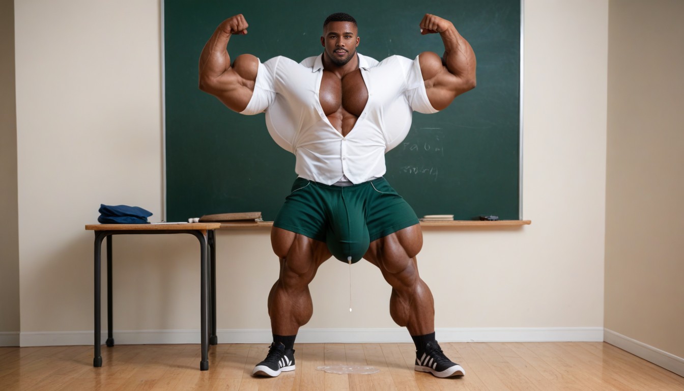 フルボディ, Extreme Hyper Muscles, 黒人 ゲイAIポルノ