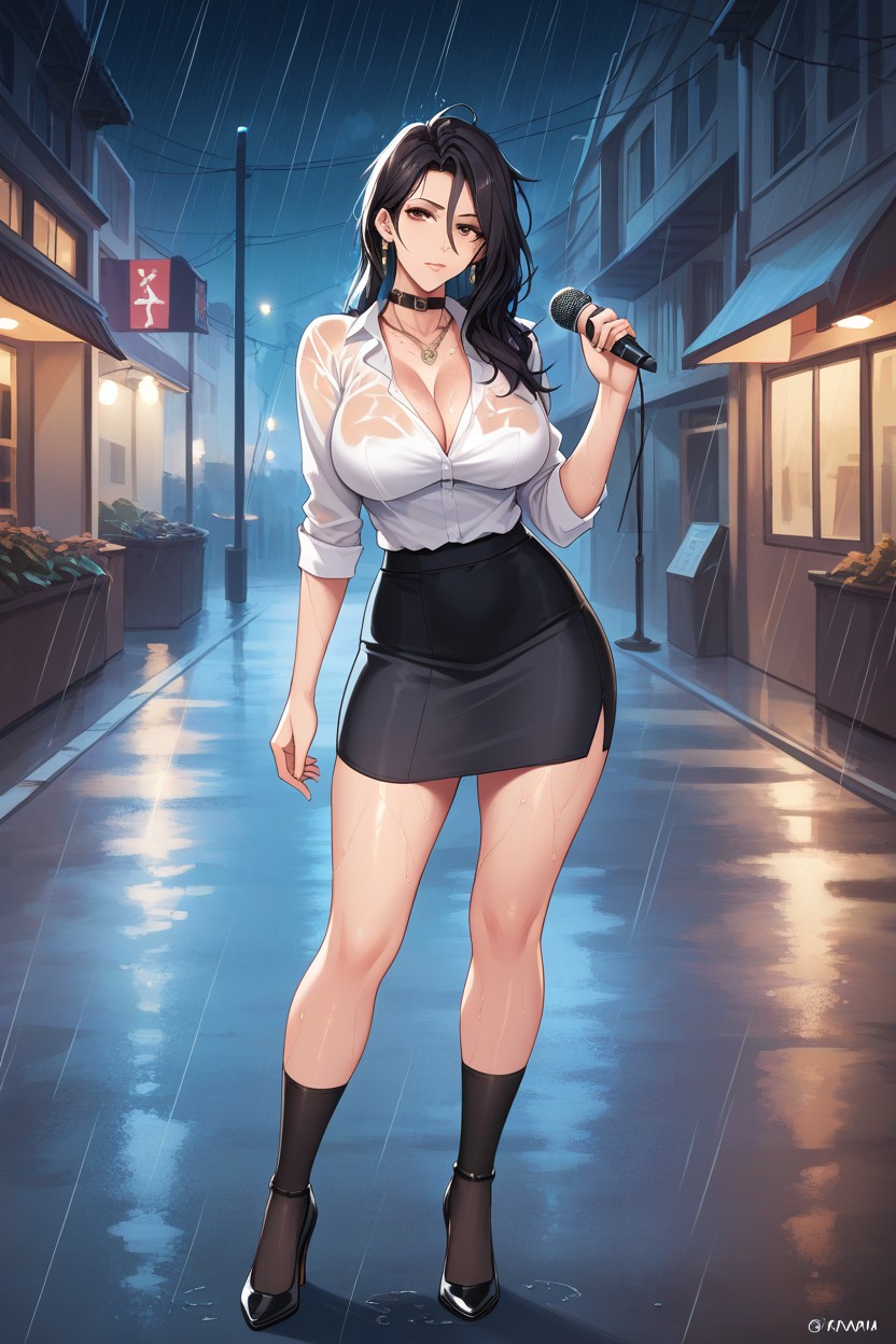 Malaysian, Stormy Sky, Night Hentai AI Porn