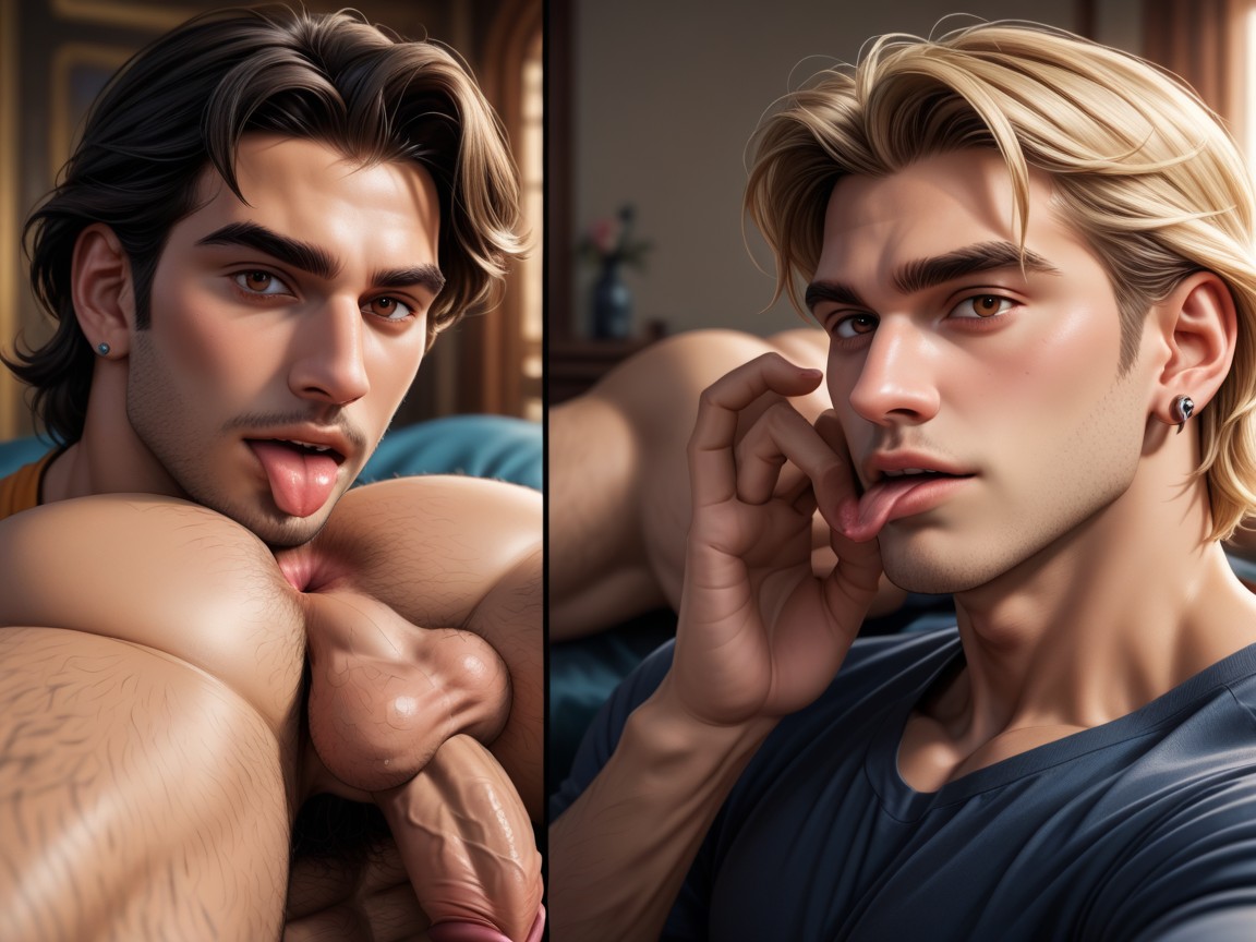 Bubble Butt, Different Angles, Selfie AI Gay Porn