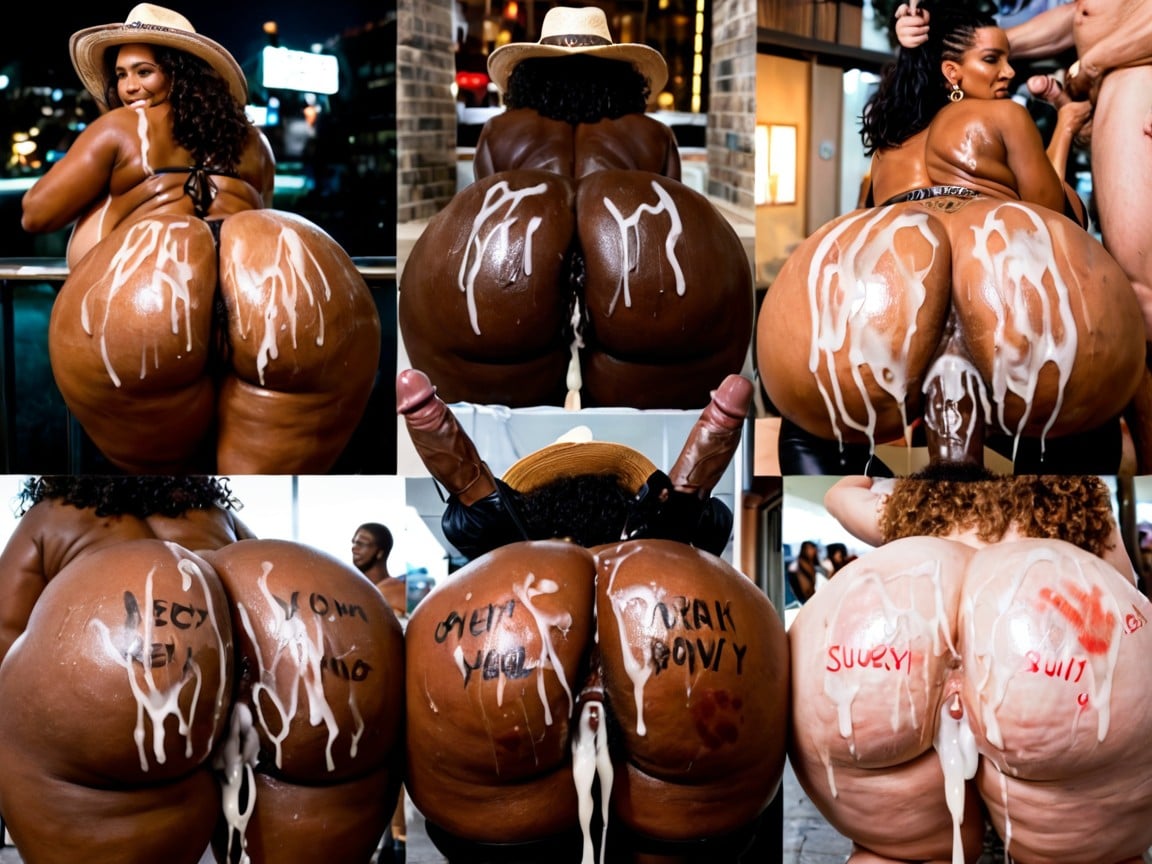 Piel Grasa, Hyper Bbl, Heterocromía Porno ebony IA