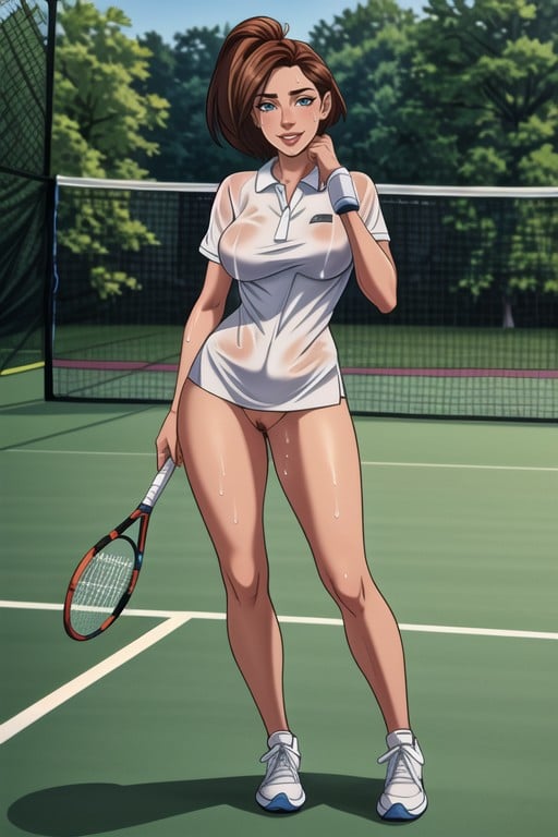 Wearing Wet White Polo Shirt, Award Winning Photo, BottomlessPorno IA Hentai