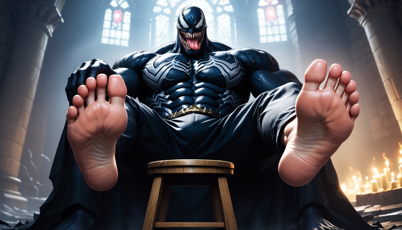 Mysterious, 正面図, The Viewer Worships God Venom ゲイAIポルノ