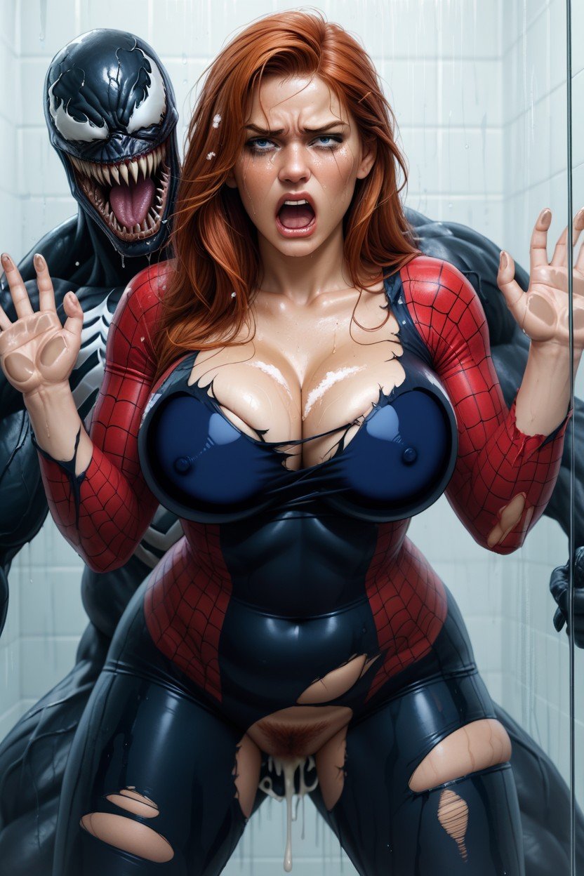 中出, Mary Jane From Insomniacsspiderman, Venom From Spiderman人妖AI色情