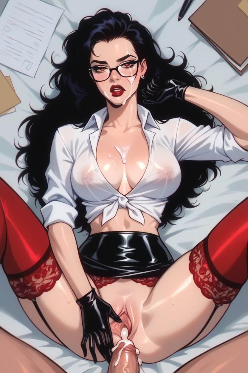 Feet Toward Viewer, Close Up, Realistic Face Hentai AI Porn