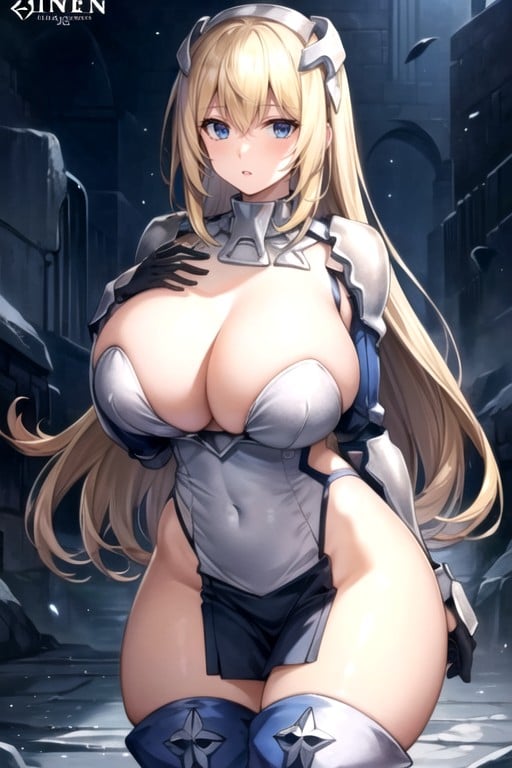 Buttexpansion, Blue Eyes, Aiz Wallenstein (is It Wrong To Try To Pick Up Girls In A Dungeon?) Hentai AI Porn