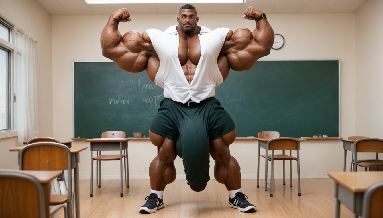 Extremely Muscular, Unreal Monstrous Sized Muscles, 18+ ゲイAIポルノ