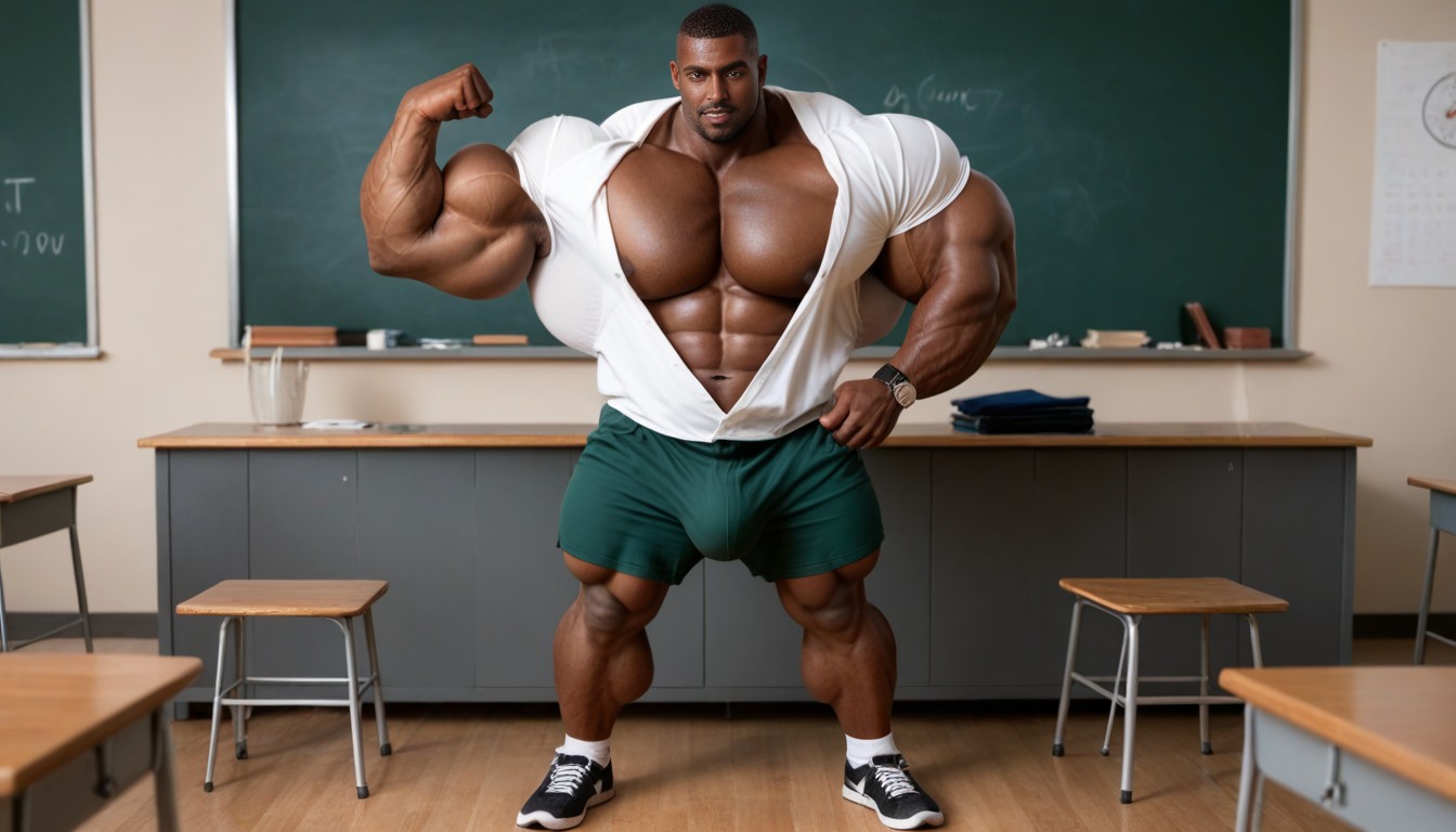 1人, Extreme Hyper Muscles, Clean Shaven ゲイAIポルノ