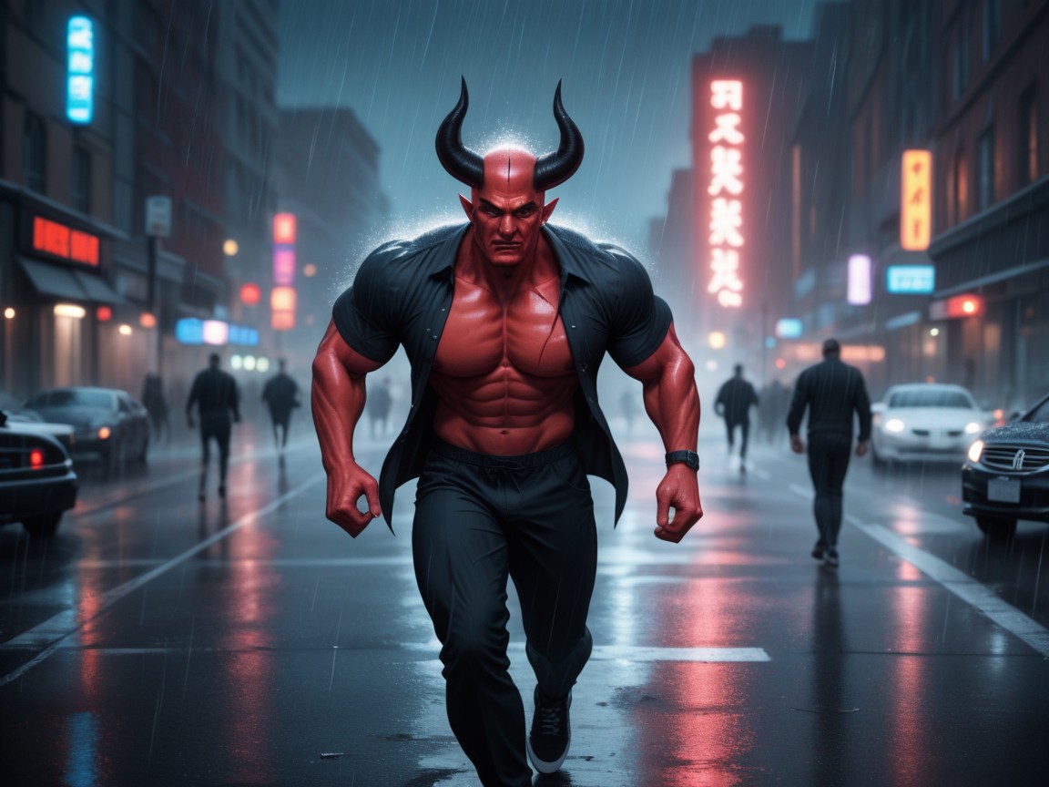 Devil, 18+, Red Skin ゲイAIポルノ