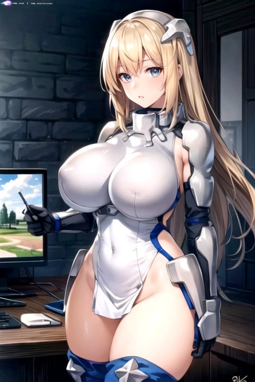 Fake Breasts, Blue Eyes, Massive Ass Hentai AI Porn