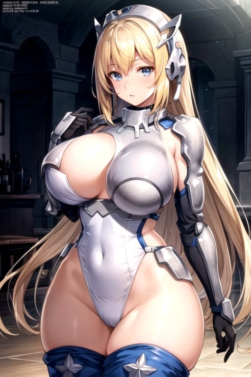 Seins Faux, Cul Énorme, Aiz Wallenstein (is It Wrong To Try To Pick Up Girls In A Dungeon?)Porno IA Hentai