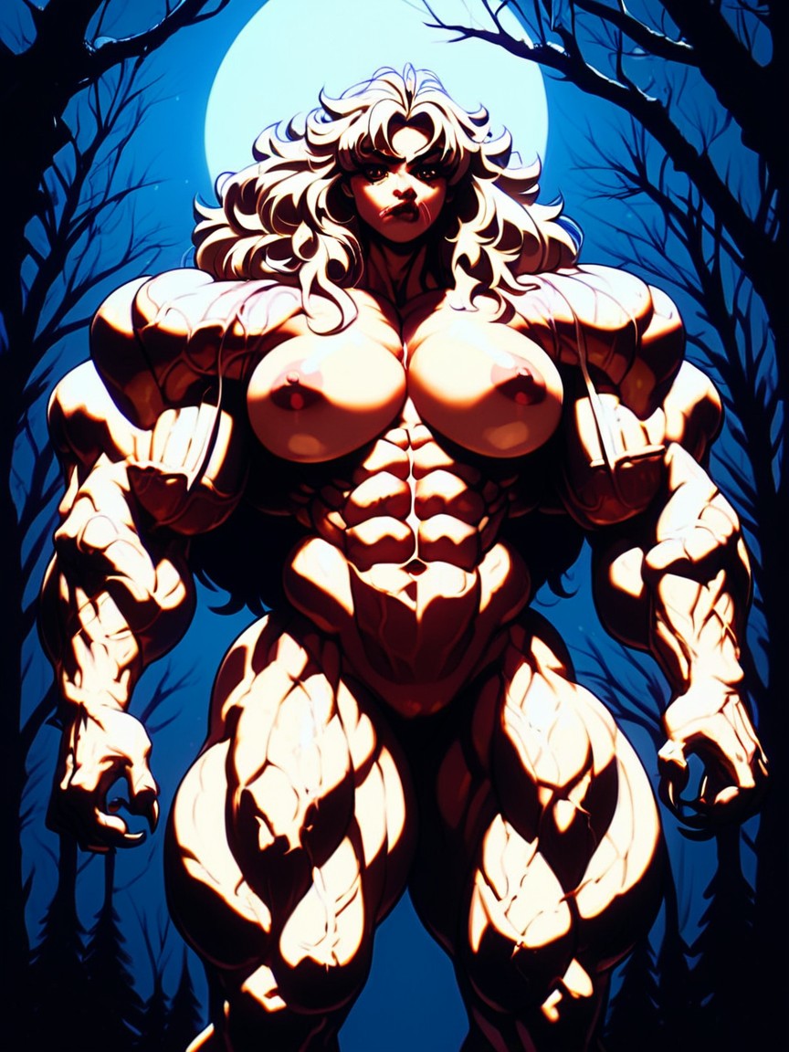 Muscular, Woman, Tricep AI Porn