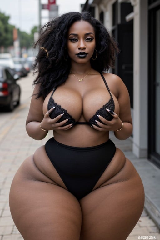 Massive Hips, 巨乳, Goth人妖AI色情