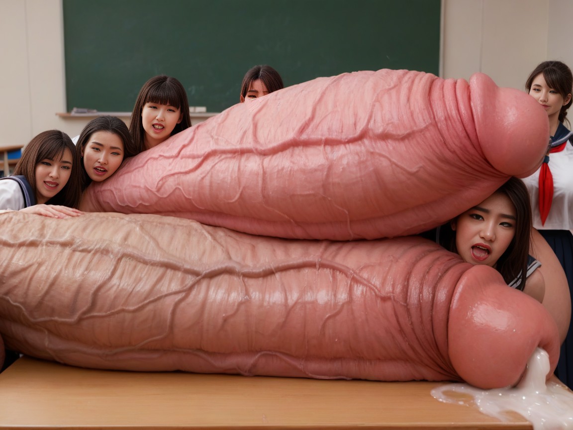 Veiny Balls, Hyper Balls, Hyper Enormous Cock AI Porn
