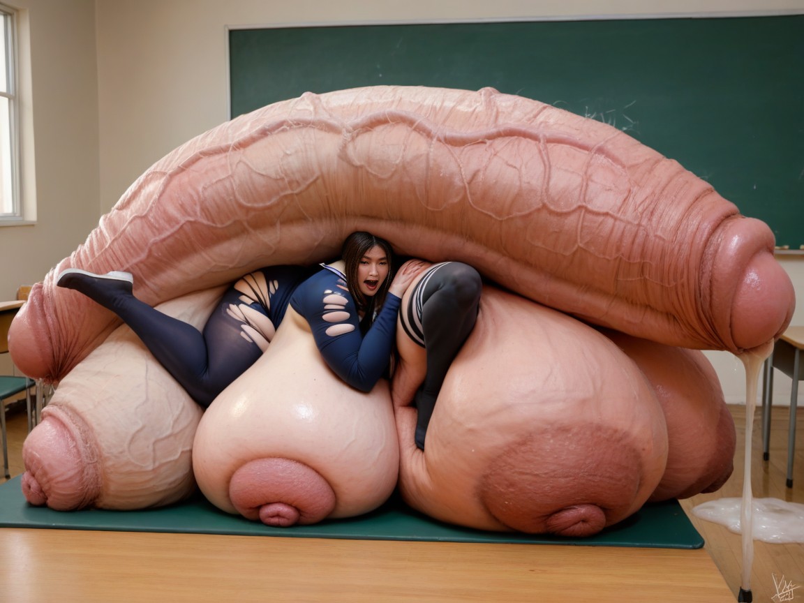 Hyper Enormous Balls, Excessive Cum, Enourmous Cock Bigger Than Room AI Porn