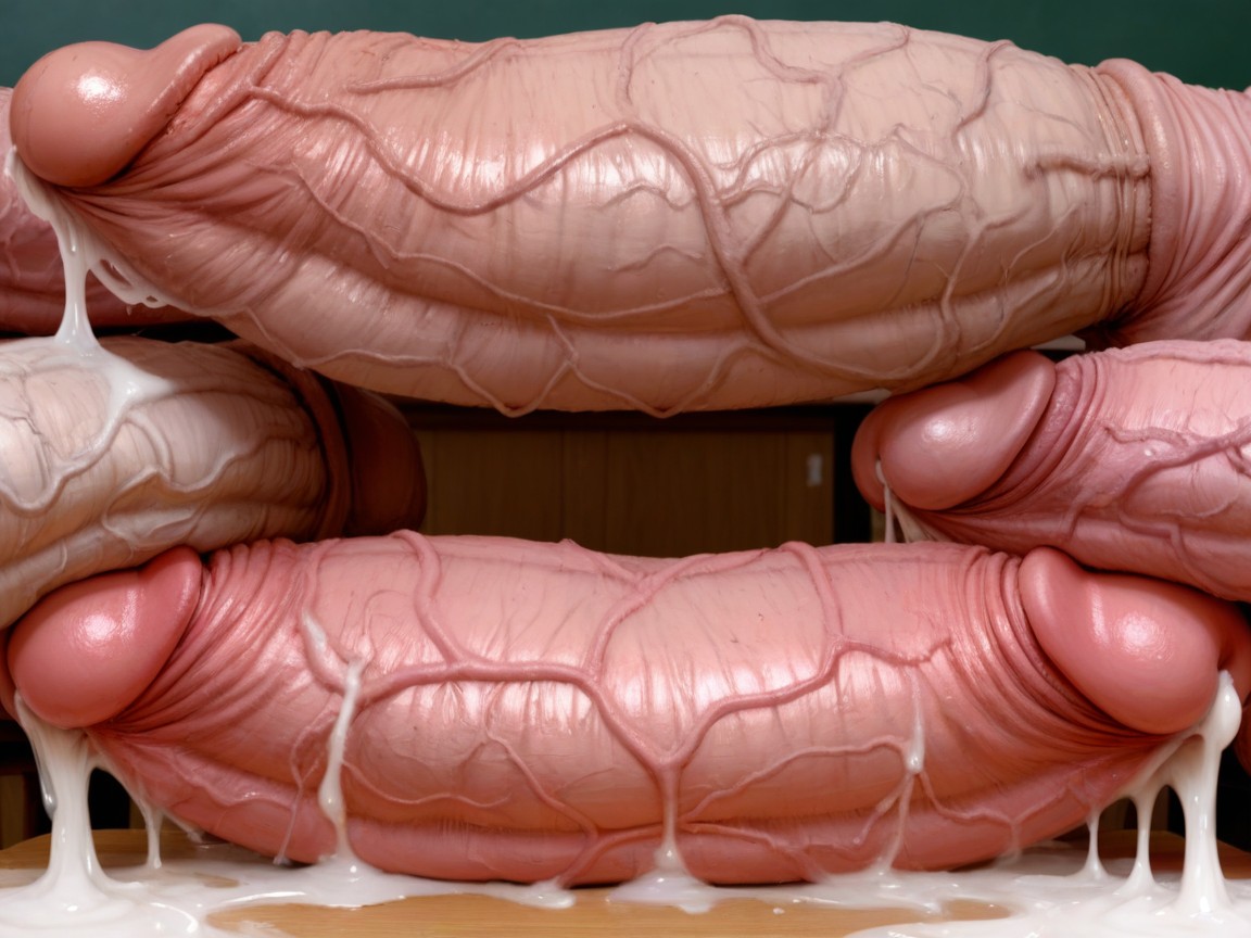 Hyper Saggy Boobs, Side View, Veiny Balls AI Porn