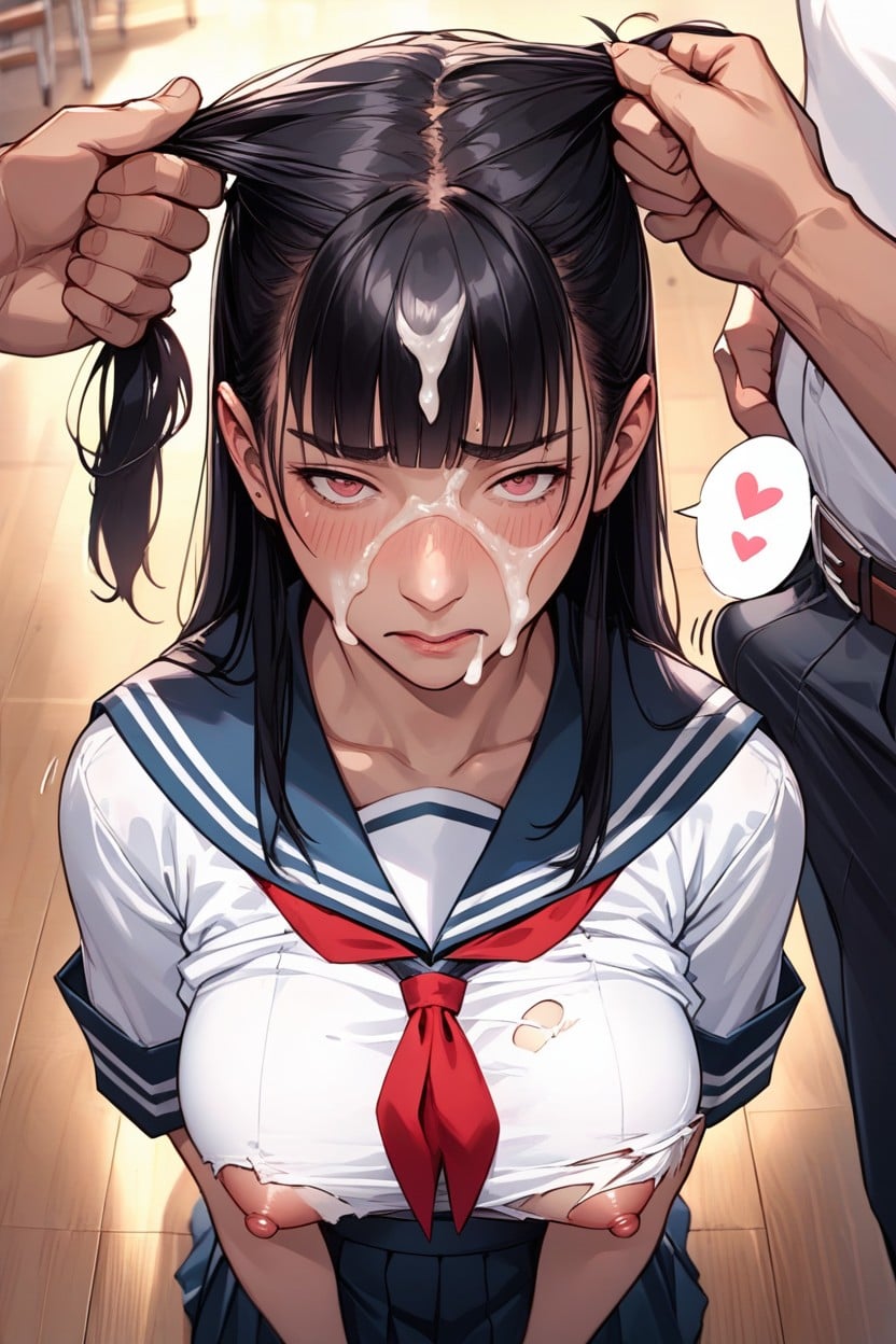 Thighhighs, Top Down, Perfect Body Hentai AI Porn