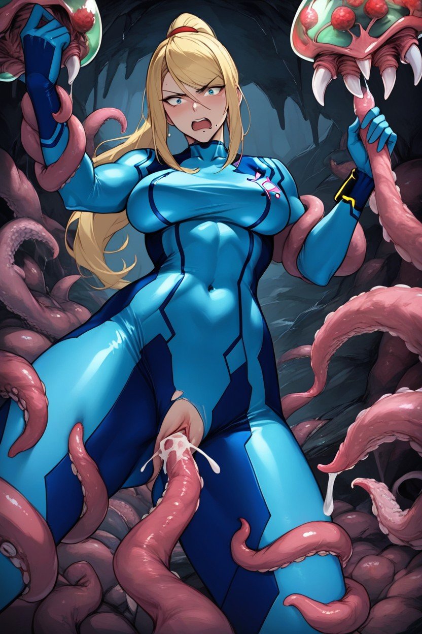 Aiming Metroid Gun, Samus Aran, Zero Suitsites.postSEOTitles